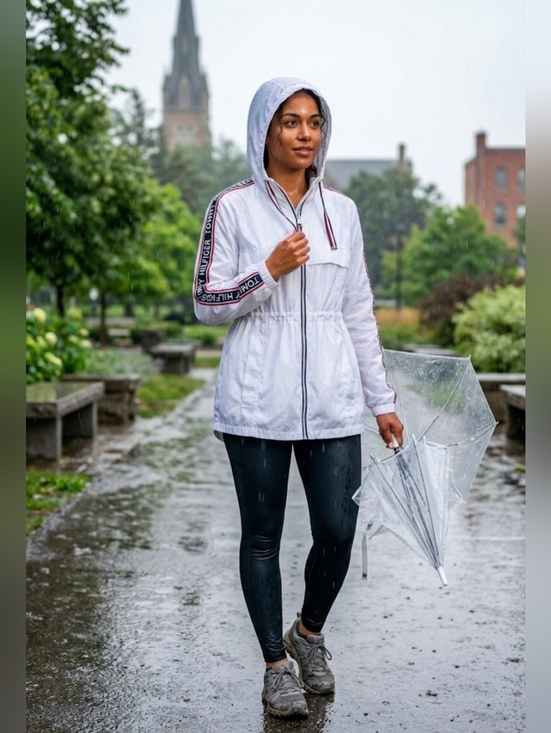 Tommy Hilfiger Jackets & Blazers - Tommy Hilfiger Women's Long Windbreaker Jacket. 21ptp